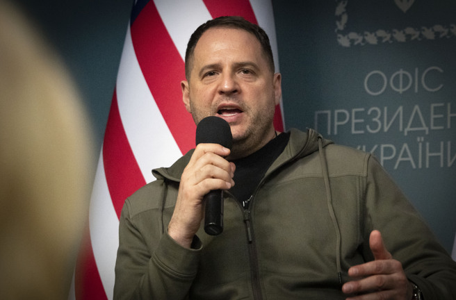 葉爾馬克（Andriy Yermak）。(圖/美聯社)