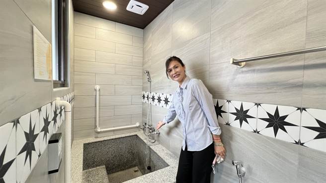 关子岭警光山庄透过这次整修，引入民宿风格的装潢设计。（张毓翎摄）