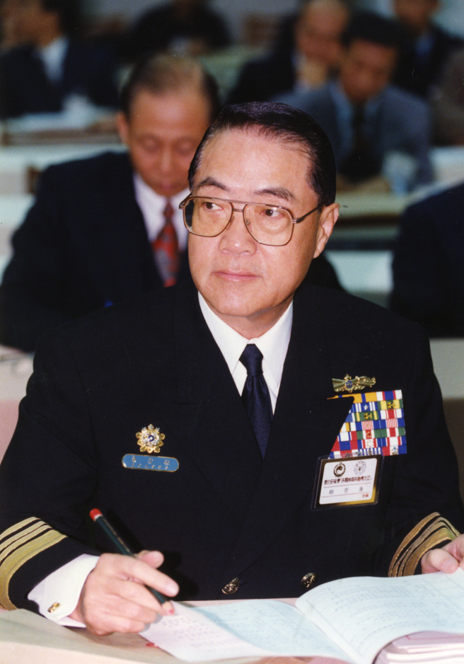 前海军司令、二级上将顾崇廉。（中时资料照，黄子明摄）