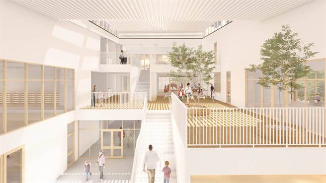 嘉义县儿少家庭福利馆示意图。（嘉义县政府提供／廖素慧嘉县传真）