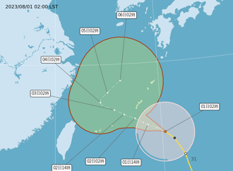 卡努預測路徑「大亂鬥」網見1圖驚：納莉颱風2.0？