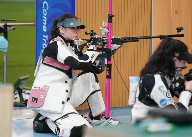 宋諭婷參加成都世大運女子50公尺步槍三姿項目，可惜在資格賽遭到淘汰。（大專體總提供／陳筱琳台北傳真）