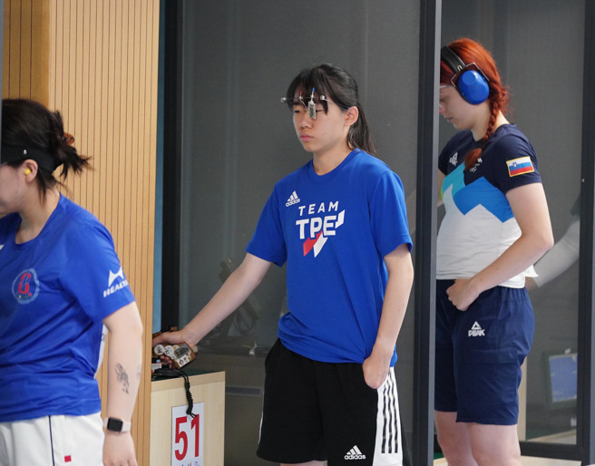 在女子10公尺空氣手槍為中華代表團爭取到銅牌的女將陳俞如，挑戰女子25公尺手槍可惜止步資格賽。（大專體總提供／陳筱琳台北傳真）