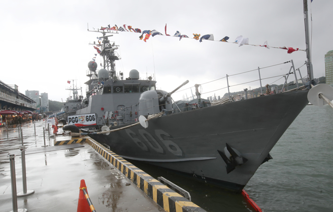 新江軍艦。 （圖 / 中時資料照）