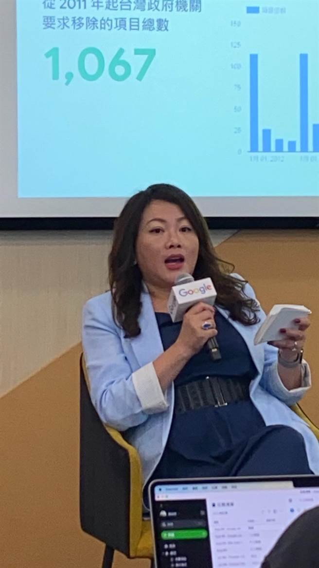 政府提報詐騙廣告，因下架率遭質疑 ，Google台灣區主管透露遇到的3大難題。(洪凱音攝影／洪凱音台北傳真)