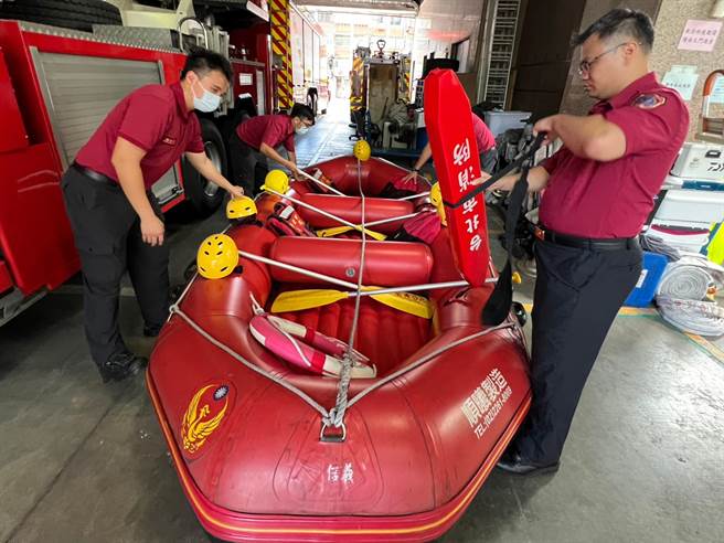 台北市消防局完成防灾整备。（消防局提供）