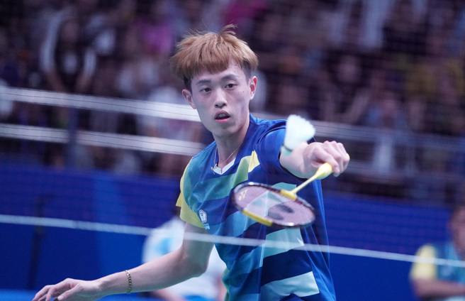 林俊易在BWF超級750系列大陸深圳大師賽晉級16強。（資料照／大專體總提供）