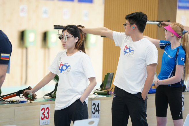 中華射擊隊結束成都世大運賽程，僅靠陳俞如獲得一面銅牌。(大專體總提供／黃邱倫台北傳真)