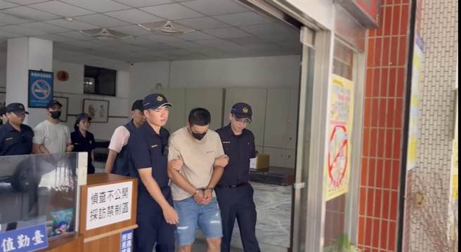 游、陳男子與陳姓友人酒後起衝突，涉嫌歐人傷重致死，被警方拘提到案。（警方提供／王志偉花蓮傳真）