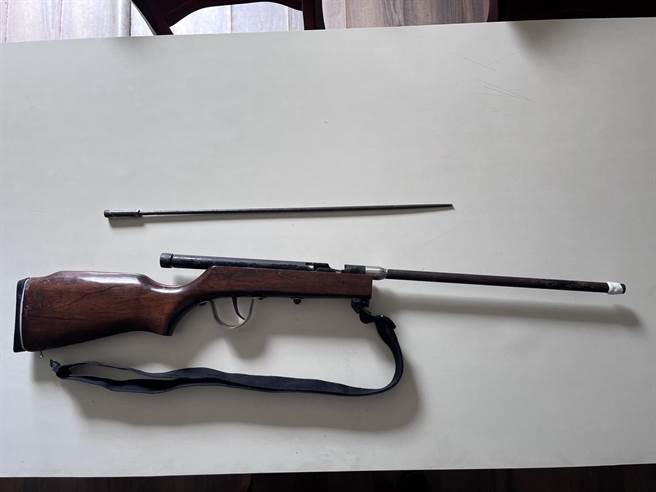 歐人致死案，警方調查過程中游姓男子涉嫌持獵槍對空開槍。（警方提供／王志偉花蓮傳真）