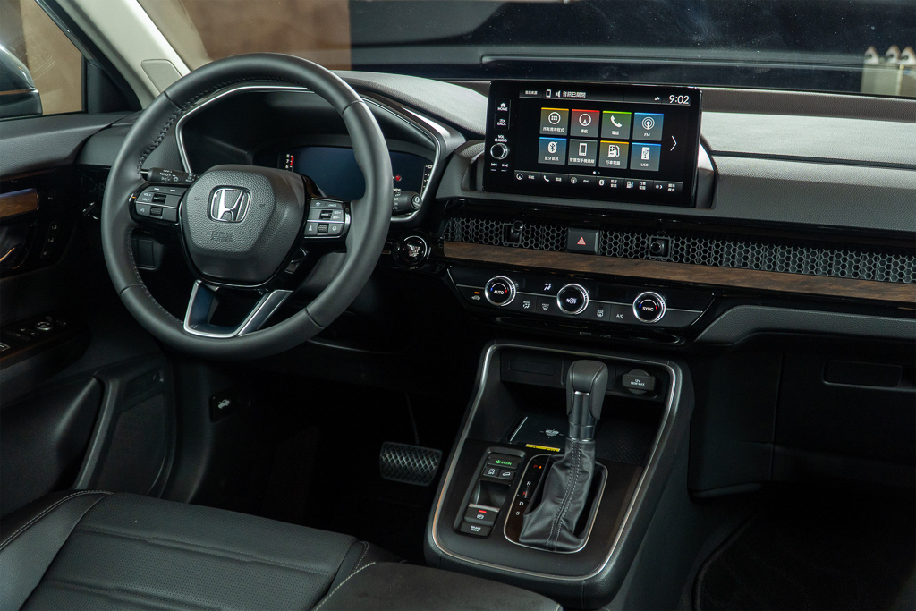 新世代HONDA CR-V內裝展現更加精緻的質感。（台灣本田提供／陳大任台北傳真）