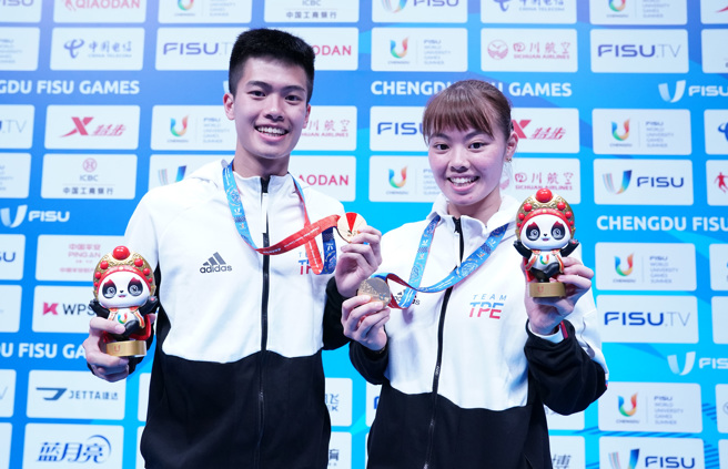 李佳豪（左）。（资料照／大专体总提供）