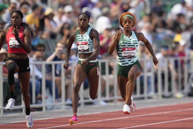女子短跑项目竞争激烈。（示意图，非当事选手／美联社资料照）