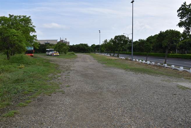 苗栗縣警局新建大樓將座落在苗栗新經國路消防局旁公有空地。（謝明俊攝）