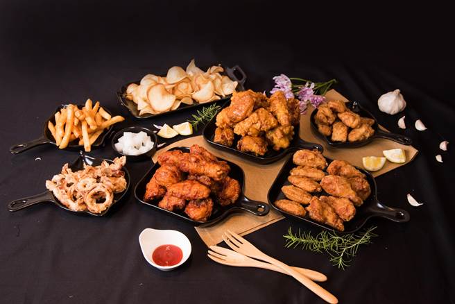 桥村炸鸡在台打造全新套餐式菜单，从一人独享或2至4人的多人套餐均有。（桥村炸鸡提供／朱世凯台北传真）