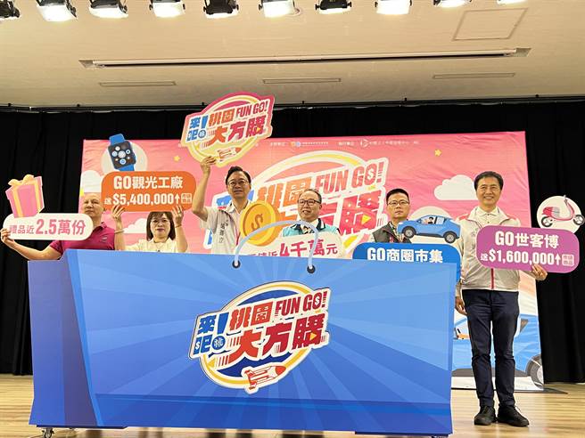 市長張善政說，過去幾年疫情讓許多商圈、觀光工廠、市場的景氣低迷，疫情趨緩，桃園業者也撐過黯淡期，市府順勢推出「來吧！桃園大方購」活動。（蔡依珍攝）