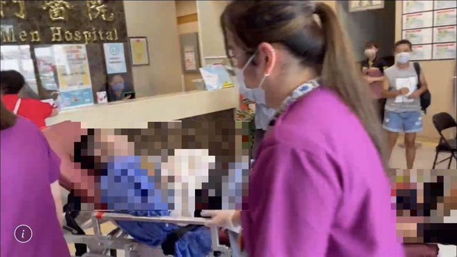 位於屏東縣滿洲鄉的九鵬基地今日上午10時許發生閃燃意外。（民眾提供／楊舒婷高雄傳真）