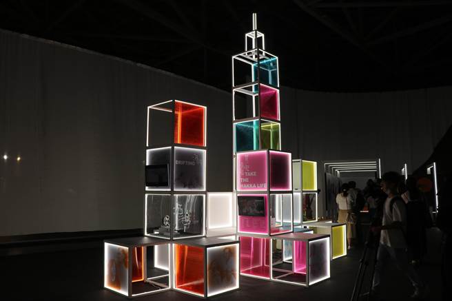 世界客家博覽會台灣館策展人林鑫保表示，盼透過展覽帶領世界認識台灣各地的客家文化。（蔡明亘攝）