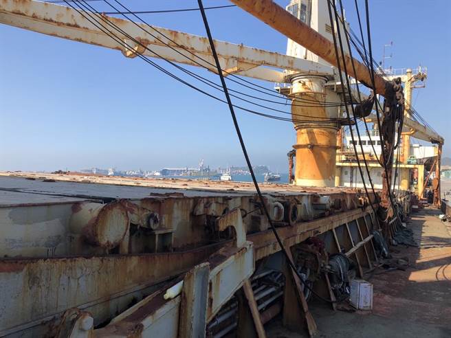 联利轮船体现况。（行政执行署高雄分署／袁庭尧高雄传真）
