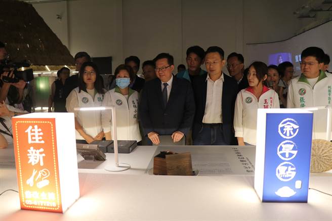 世界客家博览会将于8月11日开幕，行政院副院长郑文灿4日下午到场视察。（蔡明亘摄）