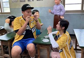 《飢餓遊戲》韓國行上演「魷魚遊戲」　許孟哲拿椪糖猛舔