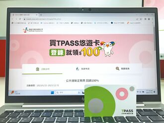 TPASS悠遊卡補助100元 3.6萬人未申請