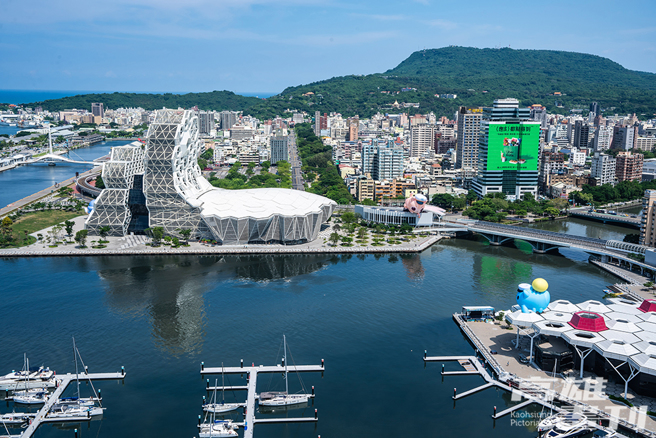 一览「海洋派对 高雄联萌」成员位置。建议拍摄点为：高雄流行音乐中心 珊瑚礁群下方、音浪堤岸、海音馆前广场。(摄影/黄敬文)