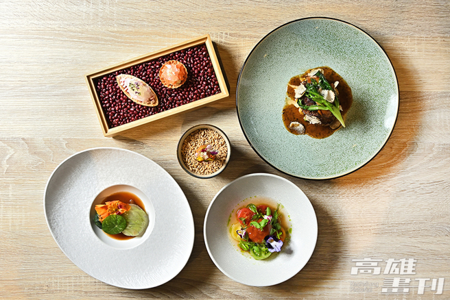 仙桃素于每一季推出新菜单，在料理中展现传统与现代交织，创新蔬食美学。(摄影/Carter)