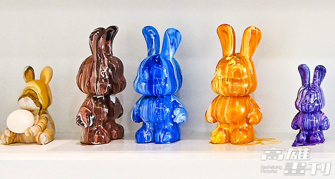 每一个流动小熊、小兔创作都是独一无二的作品。(摄影/Carter)