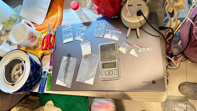 中市曾男因沈迷品及线上游戏，卖房散尽家产，还铤而走险贩毒，警方循线查获送办。（民眾提供／陈淑芬台中传真）