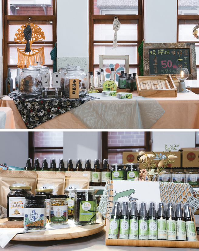 一楼精选女性相关文创商品，除平日摊位之外，假日还会邀请相关品牌举办特色市集。(图片提供/高市府文化局)