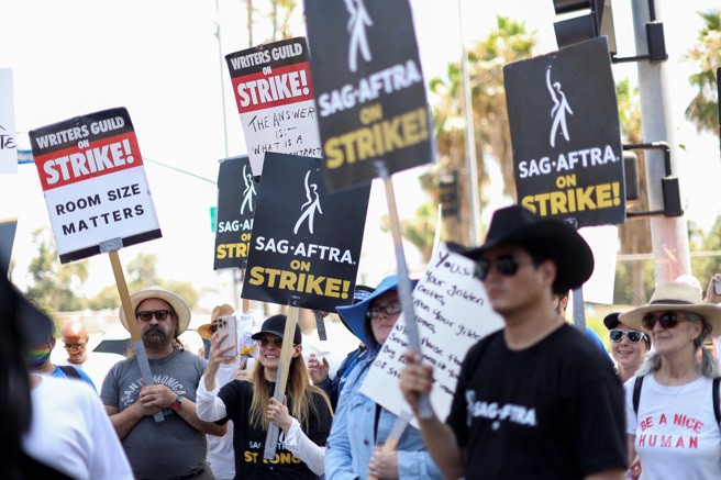 好莱坞罢工将无限延期。(图／路透)