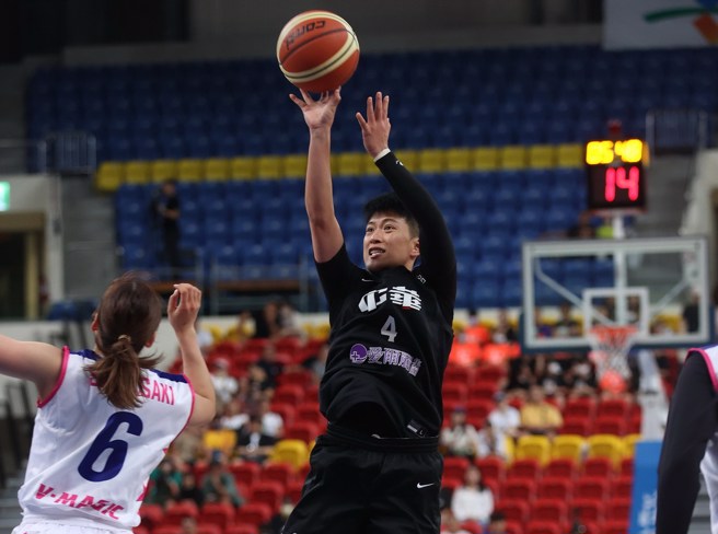 陈晏宇今天攻下全队最高17分。(中华篮协提供)