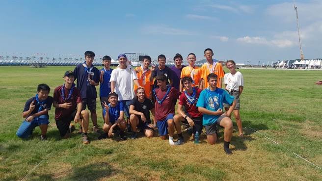 世界童軍大露營提前結束，新北市共有3分團約146師生參與，預計8日先撤至周邊學校場地，後續預計依各團原訂時間返台。（中華民國童軍代表團第14分團團長黃菘豐提供）