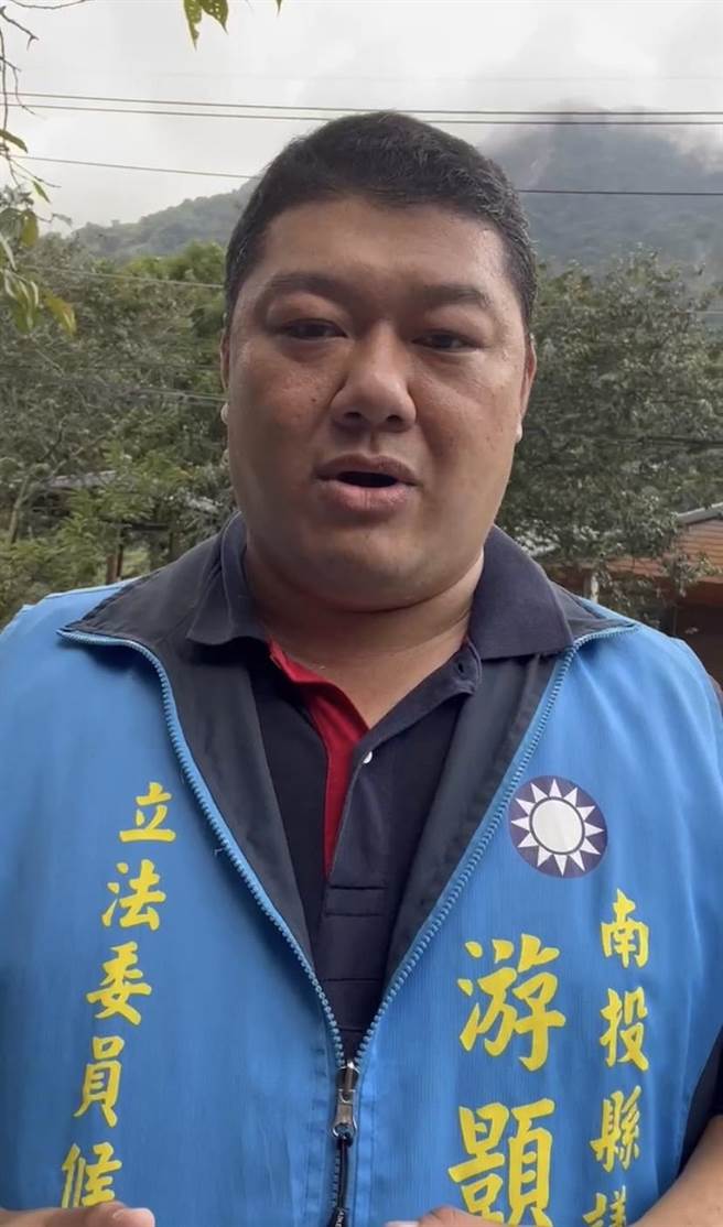 明年将代表国民党参选立委的现任县议员游颢，替陈建仁酸许淑华「防灾未超前布署」说法打抱不平。县议员游颢提供