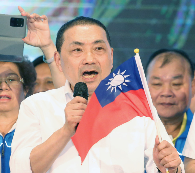 國民黨總統參選人侯友宜民調近日已逐漸回升。（資料照／范揚光攝）