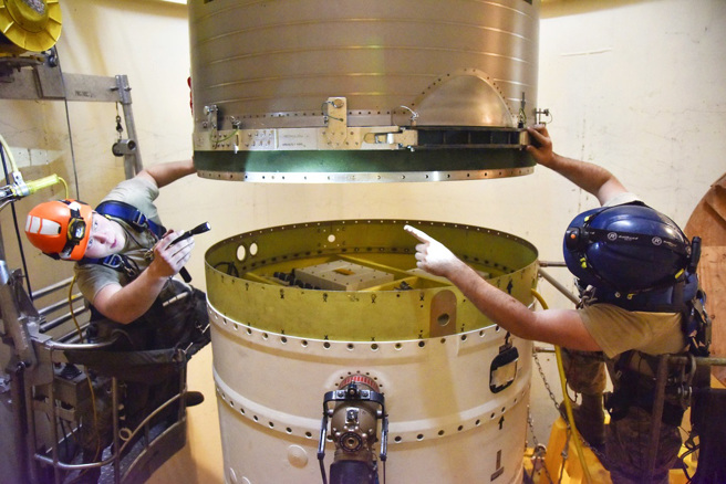 美軍蒙大拿州馬姆斯卓空軍基地（Malmstrom Air Force Base）2處飛彈發射設施驗出致癌物質超標。（圖／美聯社）
