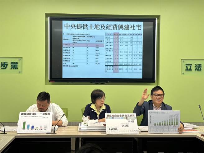 民進黨團上午舉行輿情回應記者會。（黃婉婷攝）