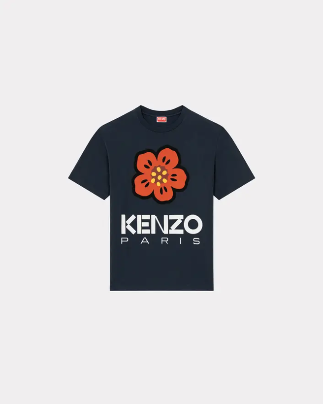 KENZO 经典BOKE星夜蓝短袖上衣，7800元。（KENZO 提供/林欣仪台北传真）