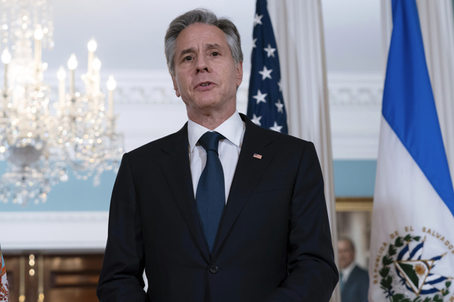 美国国务卿布林肯今天表示，外交才是国际社会处理尼日政变危机的最佳选项。（图/美联社）