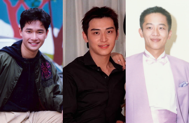 谢祖武、陈冠霖、陈昭荣（从左到右）等八点档男星年轻时都非常帅。（图／中时资料照）