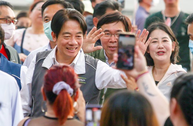 民進黨總統參選人賴清德。 （資料照片/鄧博仁攝)