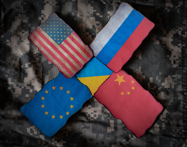 中國外交部今天表示，中方將加強與各方對話交流，為推動「烏克蘭危機」政治解決作出貢獻。（示意圖 Shutter Stock）