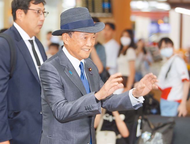 前日相麻生太郎聲稱，若要避免台海發生戰爭，台灣須向大陸表達動武意志。（中時資料照，季志翔攝）