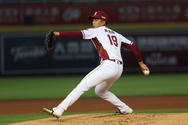 樂天桃猿陳克羿。（樂天桃猿提供）