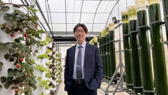 生科大廠入駐東大「智慧碳中和園區」 AI養藻吸碳全臺淨碳模範 