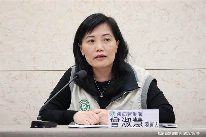 疾管署发言人曾淑慧。郑郁蓁摄影