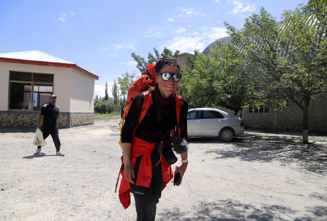 挪威登山家哈里拉（Kristin Harila）日前写下最短时间攀登海拔超过8000公尺高峰的纪录。（图／美联社）