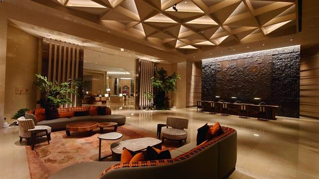 雲品溫泉酒店全新大廳。（雲品提供）