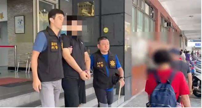 ▲警方询问陈男后，将其移送基隆地检署复讯。（基隆市警察局提供／徐佑升基隆传真）